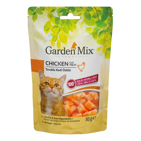 Garden Mix Tavuklu Kedi Ödülü 60 Gr - Gardenmix