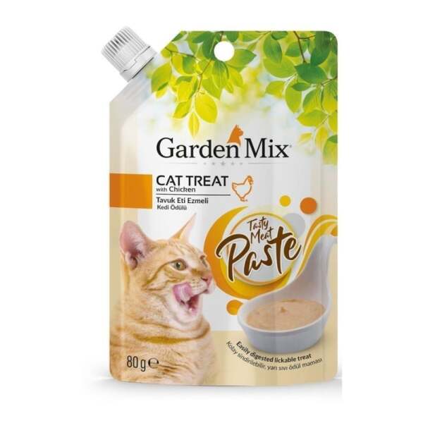 Gardenmix Tavuk Eti Ezmeli Kedi Ödül Maması 80 Gr - Gardenmix