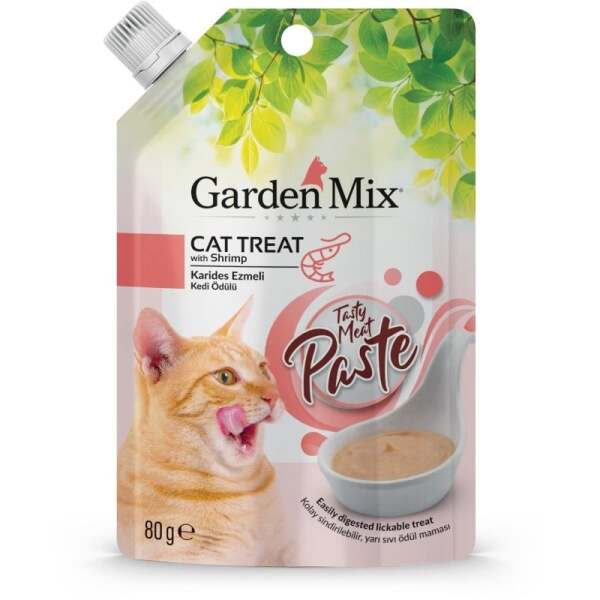 Gardenmix Tavuk Ve Karides Ezmeli Kedi Ödülü 80gr - Gardenmix