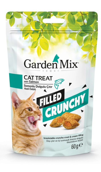 Gardenmix Ton Balıklı İçi Dolgu Kedi Ödül Maması 60 Gr - Gardenmix