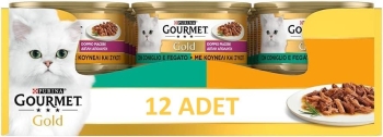 Gourmet Gold Çifte Lezzet Ciğerli Ve Tavşanlı Kedi Yaş Maması 85 Gr 24 Lü - 3