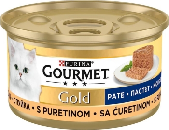 Gourmet Gold Kıyılmış Hindili Kedi Yaş Maması 85 Gr 24 Lü - 1