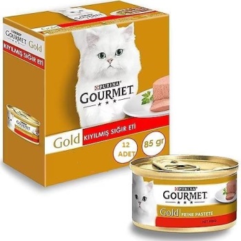 Gourmet Gold Kıyılmış Sığır Etli Kedi Yaş Maması 85 Gr 24 Lü - 2