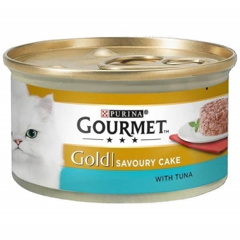Gourmet Gold Savoury Cake Ton Balıklı Kedi Yaş Maması 85 Gr 24 Lü - 1