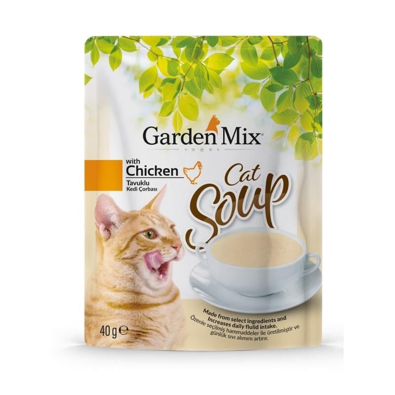 Gardenmix Tavuklu Kedi Çorbası 40gr x 10 Adet