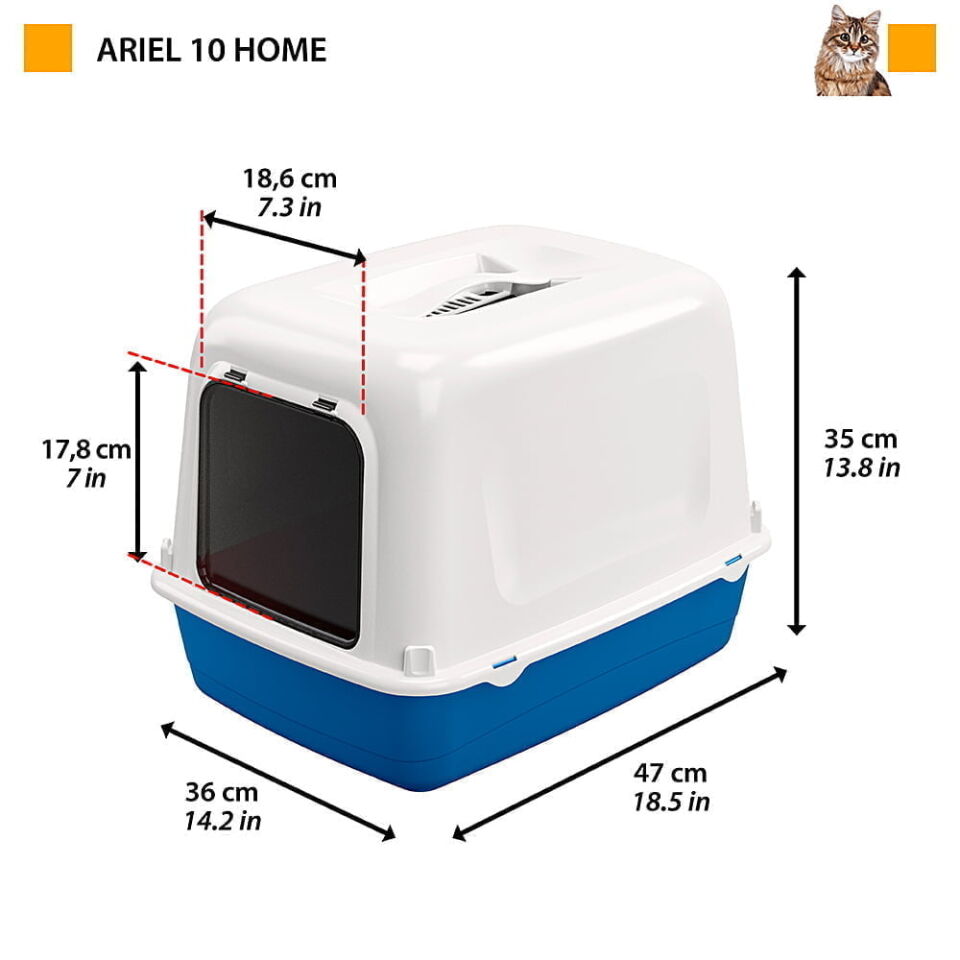 Ferplast Ariel 10 Home Kapalı Kedi̇ Tuvaleti