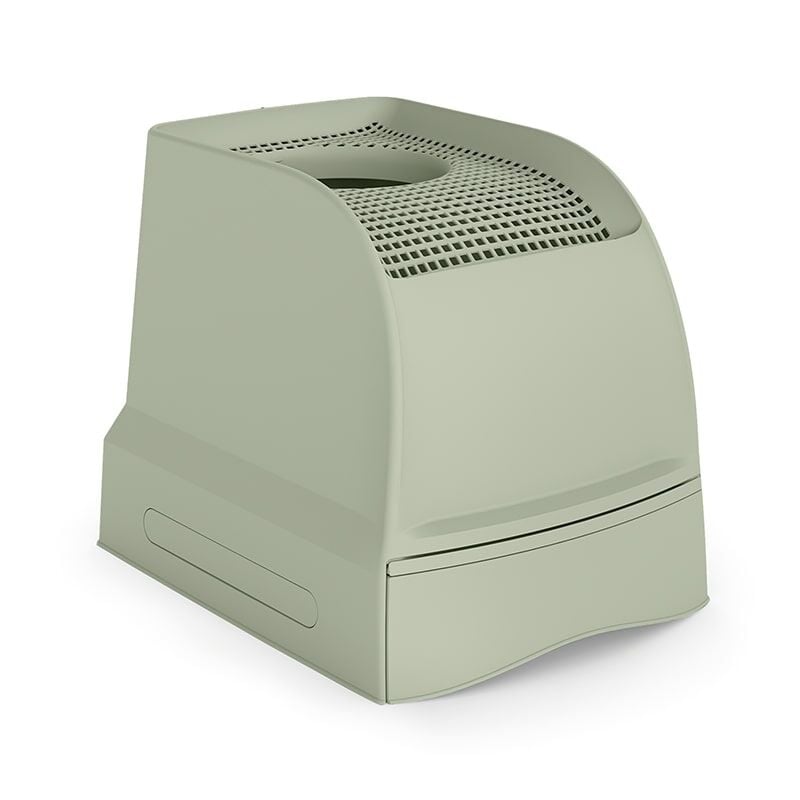 Imac Frıda-new Üstten Giriş Kedi Tuvalet Petrol Mavisi 56x40x43,5cm