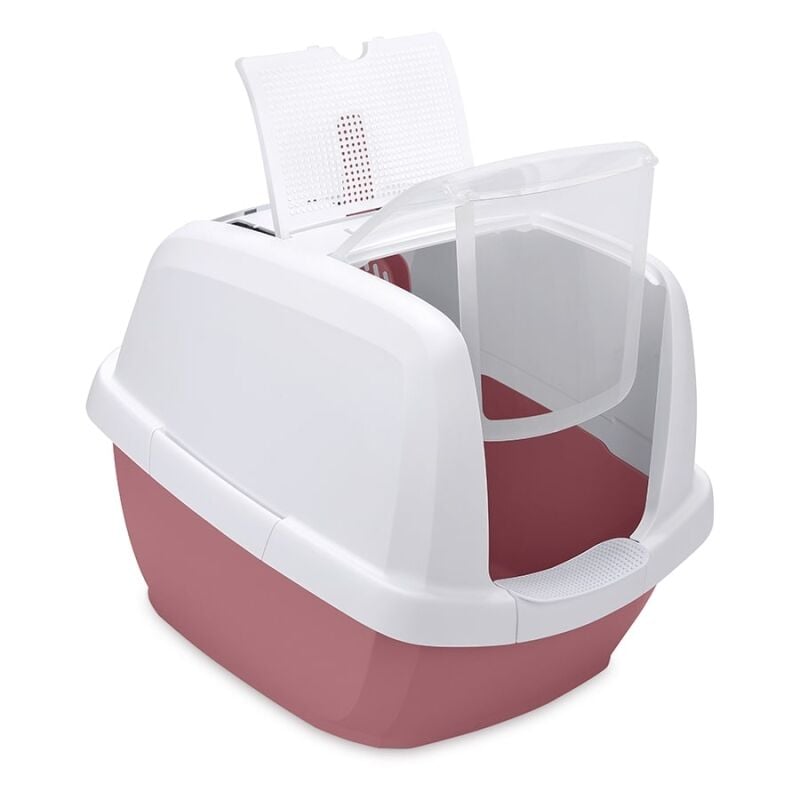 Imac Maddy Kapalı Kedi Tuvaleti Pembe/beyaz 65x47,5x47,5cm
