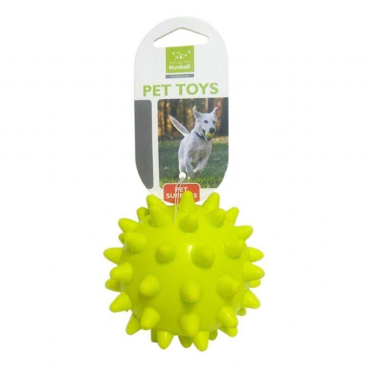 Nunbell Plastik Zilli Kirpi Top Yeşil
