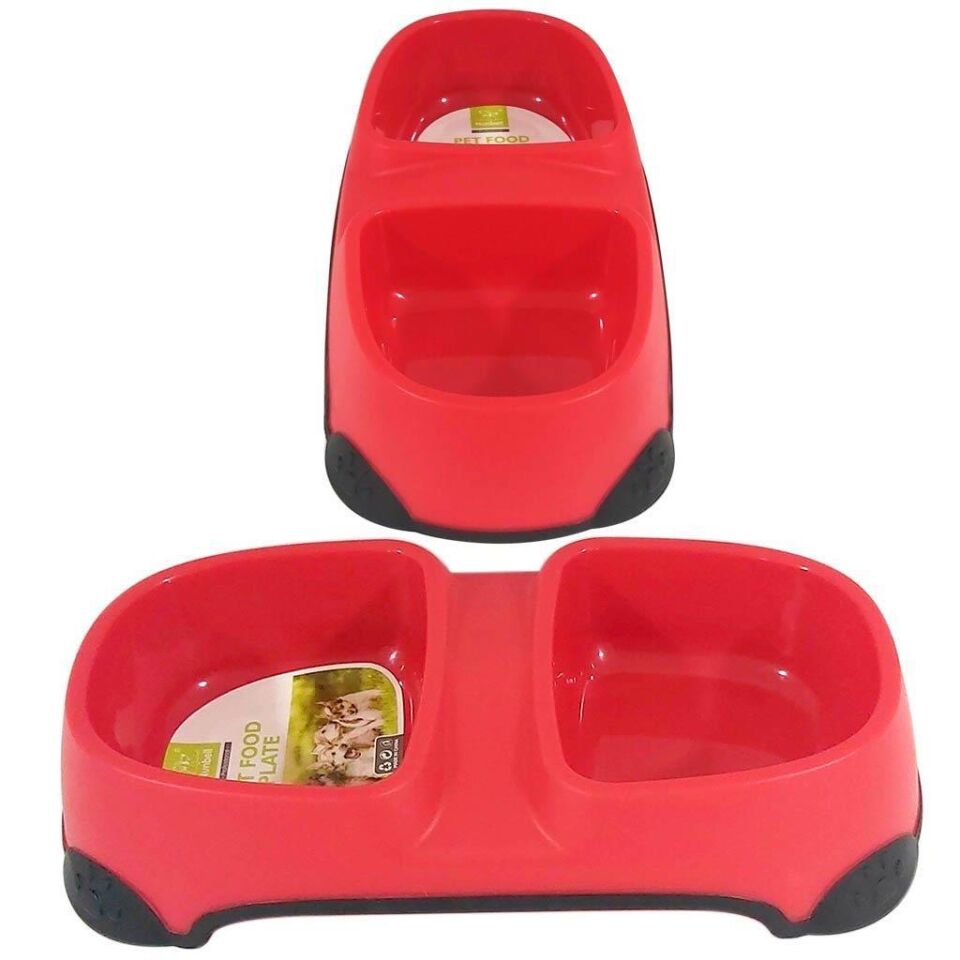 Nunbell 2'li Mama Kabı Medium Kırmızı
