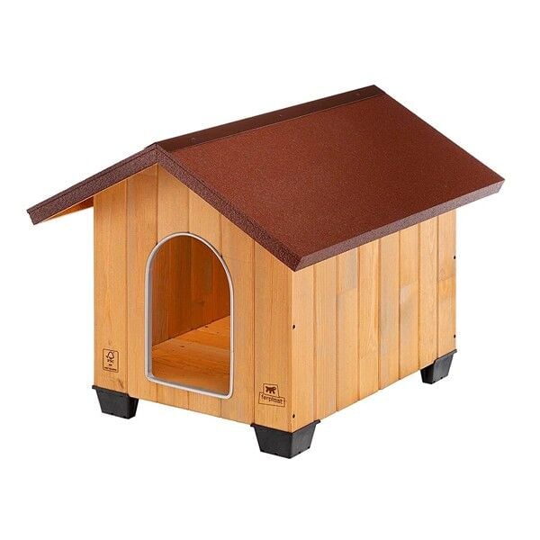 Ferplast Domus Canile Ahşap Köpek Kulübesi Small-SADECE İSTANBUL İÇİ TESLİMATA UYGUNDUR