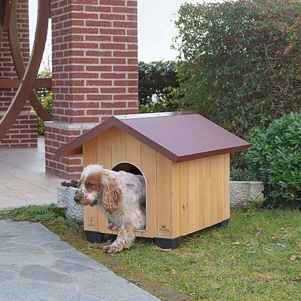 Ferplast Domus Canile Ahşap Köpek Kulübesi Small-SADECE İSTANBUL İÇİ TESLİMATA UYGUNDUR