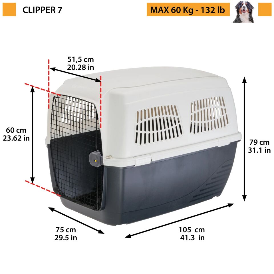 Ferplast Clipper 7 Kedi ve Köpek Taşıma Çantası-SADECE İSTANBUL İÇİ TESLİMATA UYGUNDUR