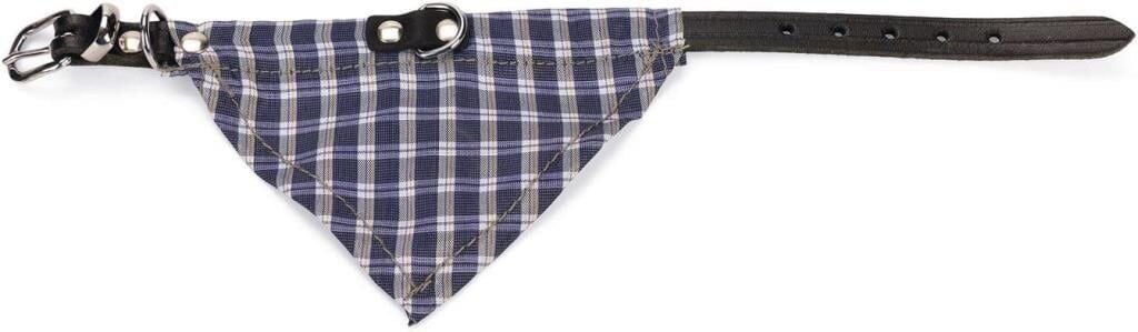 Karlie Deri Bandanalı Boyun Tasma 32 cm Mavi