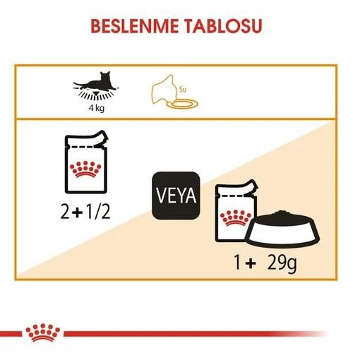 Royal Canin Hair Skin Hassas Tüylü Kedi Yaş Maması 85 Gr 12 Li
