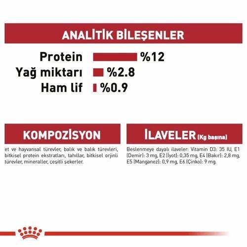Royal Canin Instinctive Gravy Yetişkin Kedi Yaş Maması 85 Gr 12 Li