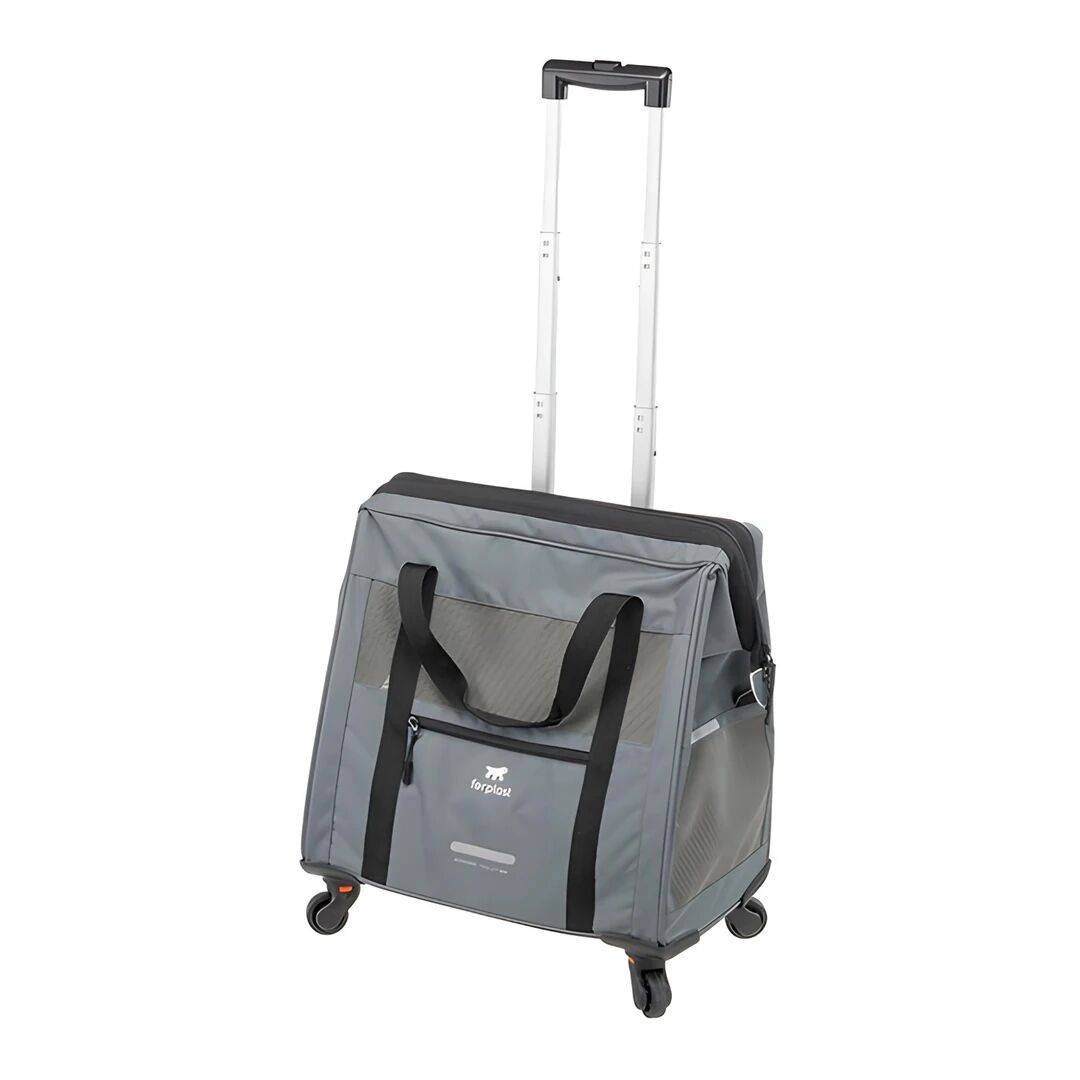 Ferplast Voyager 450 Tekerlekli Evcil Hayvan Taşıma Çantası Gri 46x26x48cm
