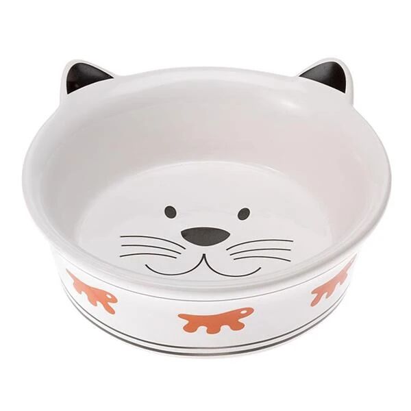 Ferplast Venere Kedi Desenli Seramik Mama Kabı M 0,3Lt