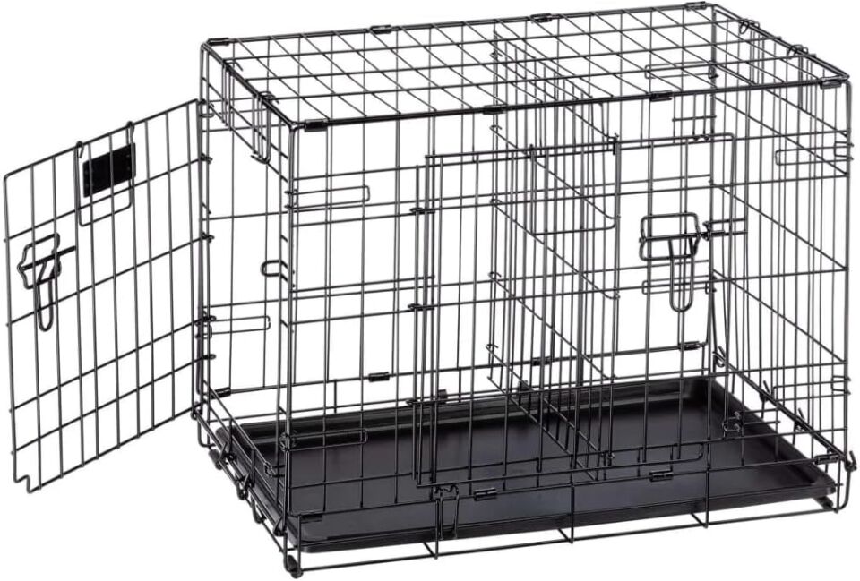 Ferplast Dog Inn 60 Katlanabilir Metal Kedi Köpek Kafesi Siyah 64x44x49 cm