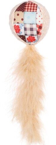 Flamingo Vinta Tüylü Hışırtılı Kedi Oyuncağı 15 Cm