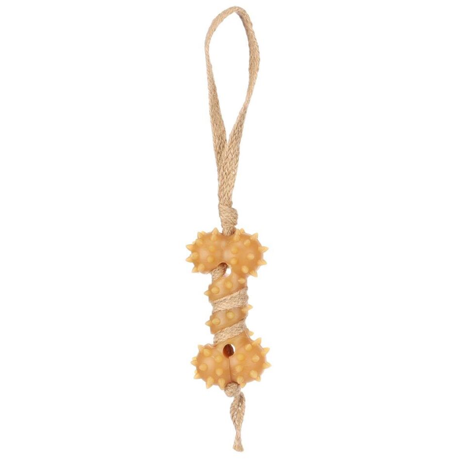 Flamingo Guma İp Sarılı Kemik Oyuncak