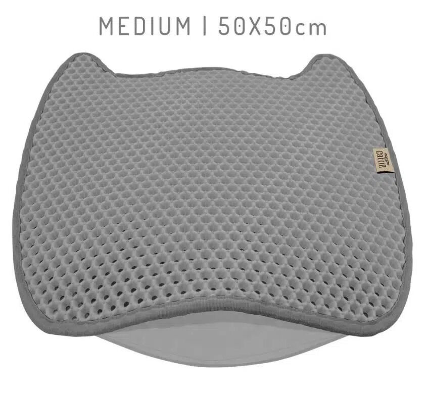 Cattie Kedi Model Kedi Paspası Gri 50X50Cm