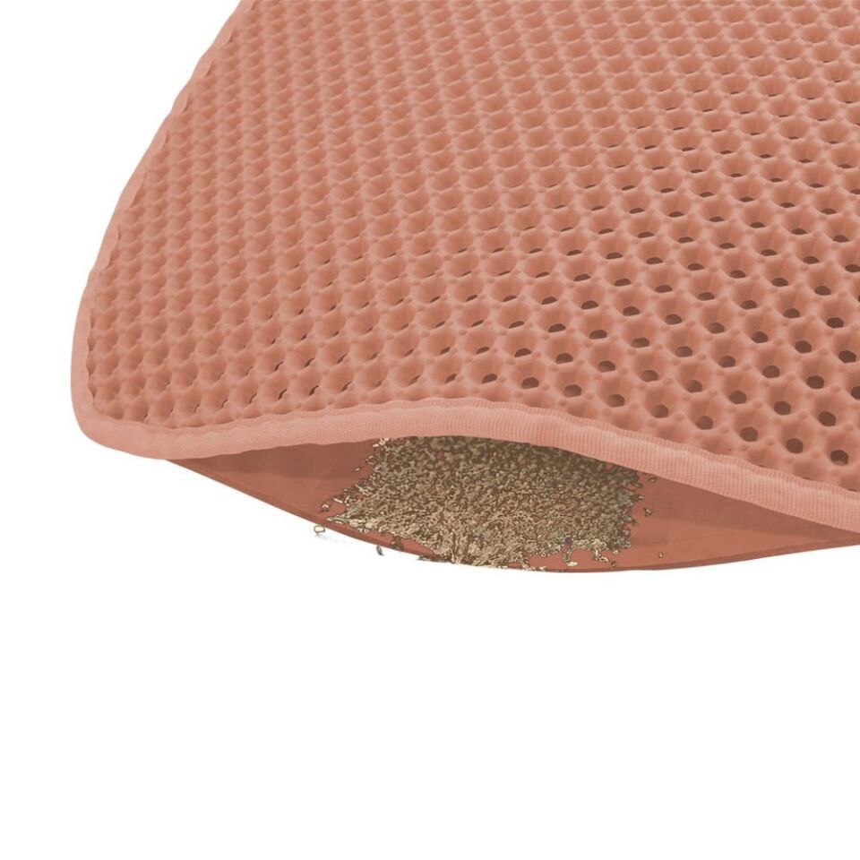 Cattie Kedi Model Kum Toplayıcı Fonksiyonel Kedi Paspası Pembe 50X75Cm