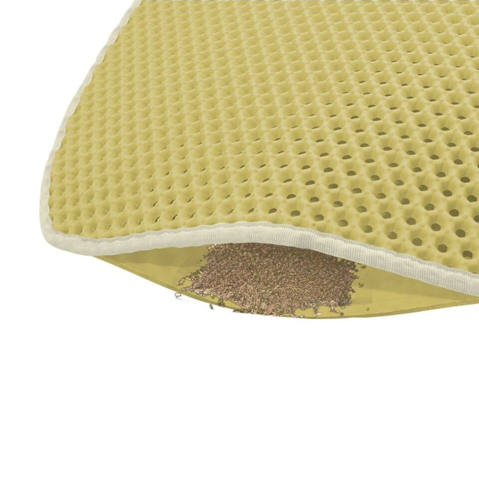Cattie Taraklı Model Kum Toplayıcı Fonksiyonel Kedi Paspası Beige - Kedi Model L Boy 50X75CM