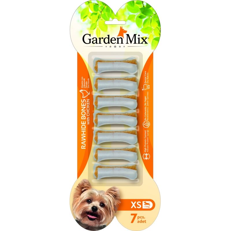 Garden Mix Tavuklu Kemik 7li Xs 6.3 Cm 140gr