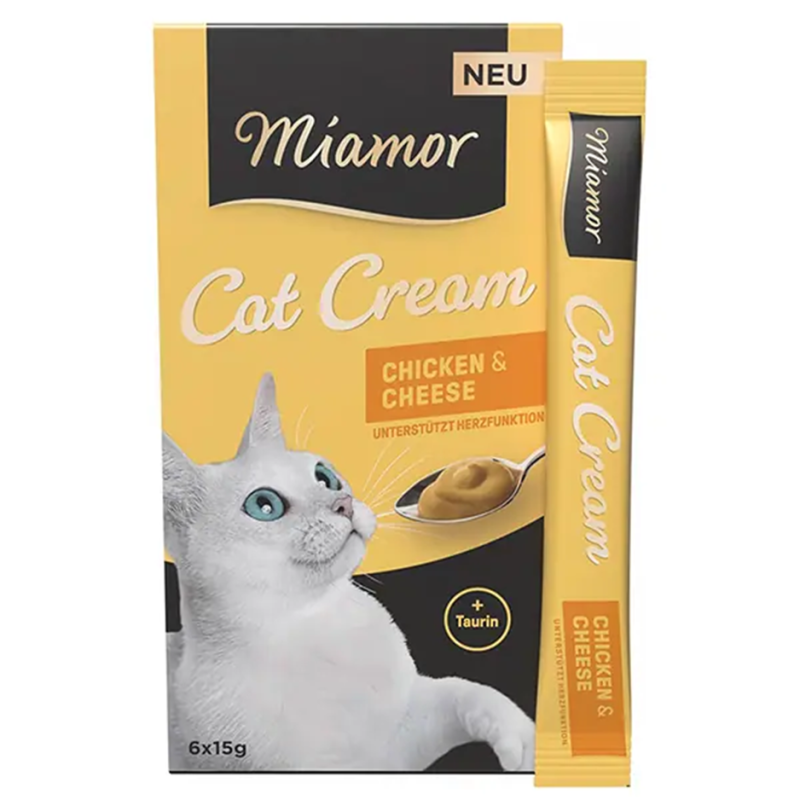 Miamor Cream Tavuk&peynirli Kedi Ödülü 6x15g
