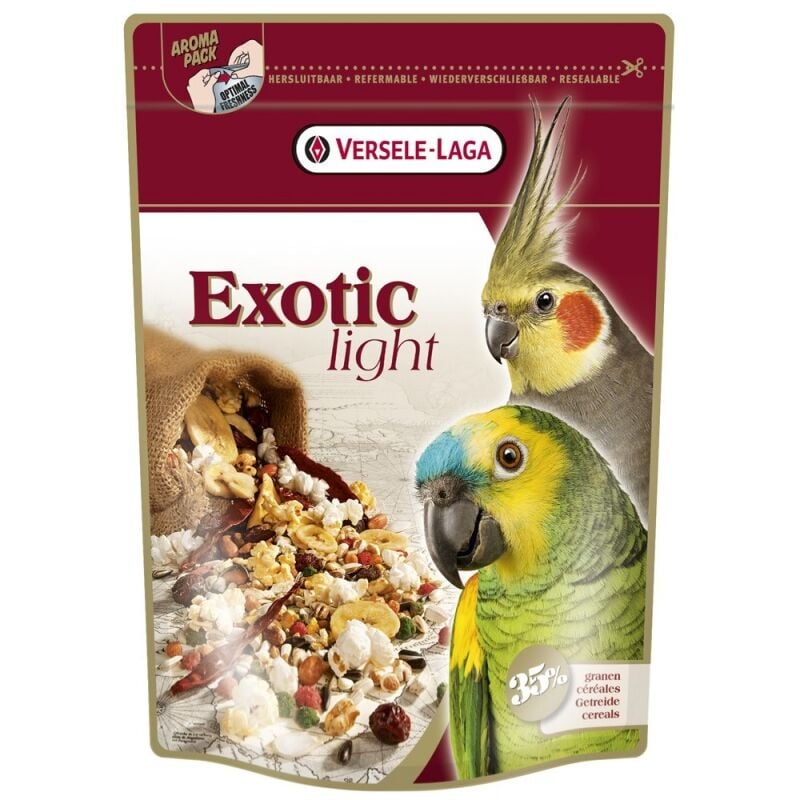 VERSELE-LAGA Exotic Light Meyveli ve Kuruyemişli Paraket ve Papağan Yemi 750gr