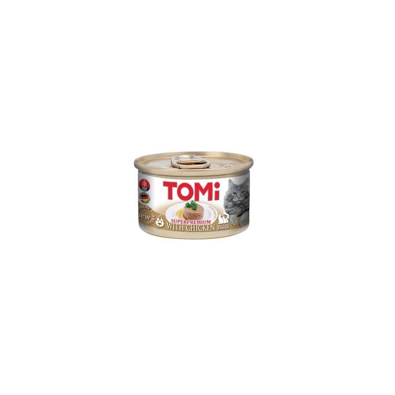 Tomi Kedi Tavuklu Yaş Mama 85g