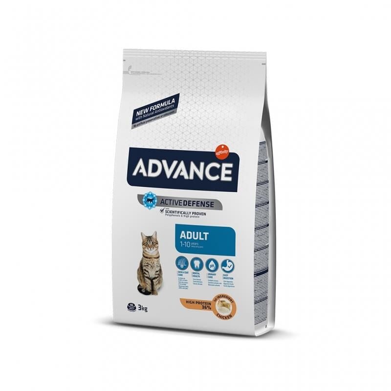 Advance Tavuklu ve Pirinçli Yetişkin Kedi Maması 3 KG