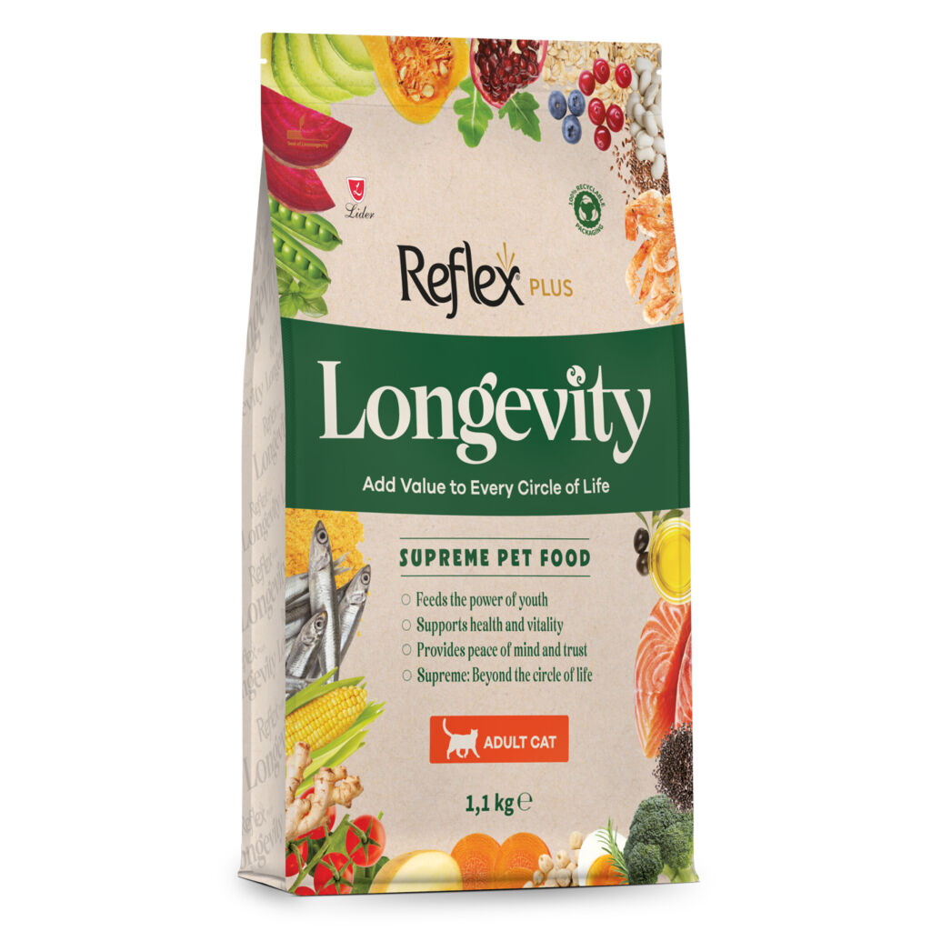 Reflex Plus Longevity Hipoalerjenik Yetişkin Kedi Maması 1,1kg