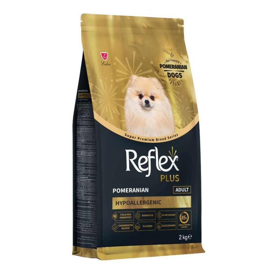 Reflex Plus Hipoalerjenik Pomeranian Yetişkin Köpek Maması 2kg