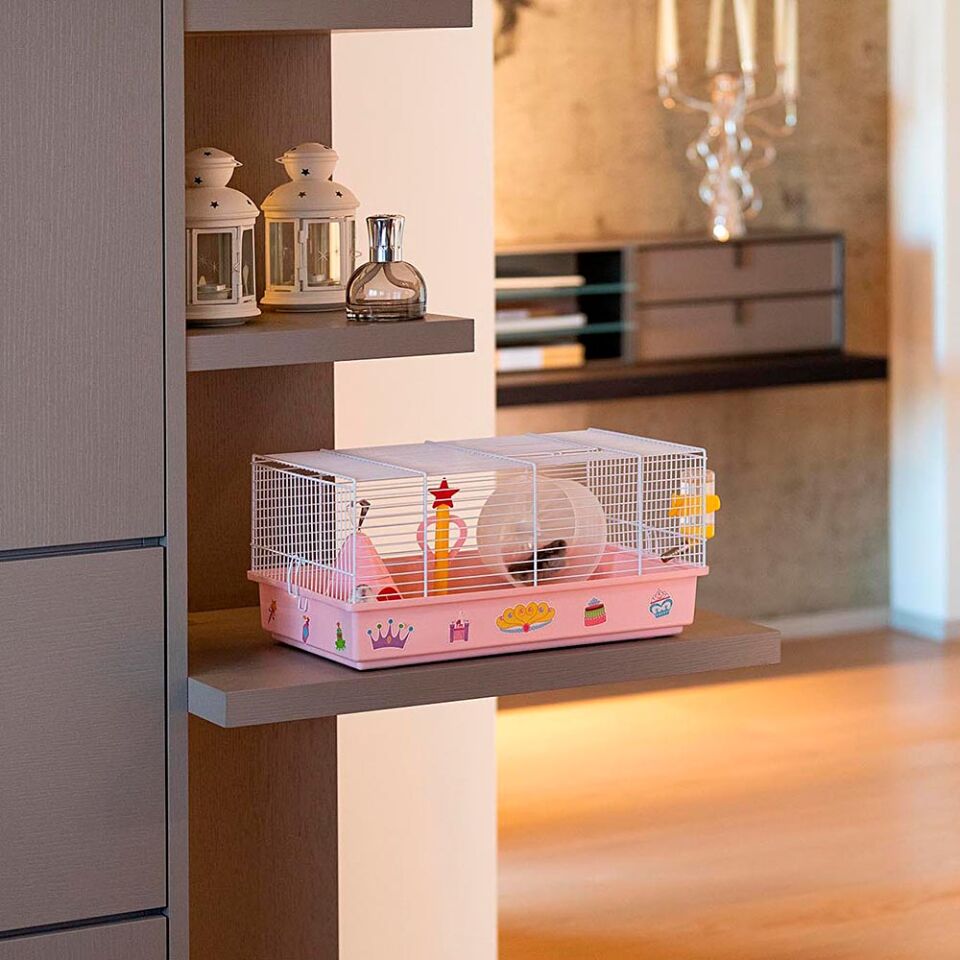 Ferplast Cricetti 9 Princess Temalı Kemirgen Kafesi