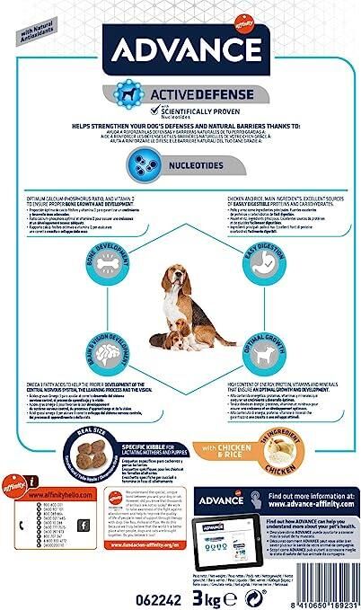 Advance Mother Dog Initial Tavuklu Yavru Köpek Maması 3 KG
