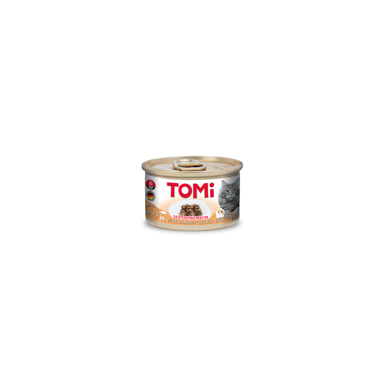 Tomi Kedi Somonlu Tavuklu Yaş Mama 85g