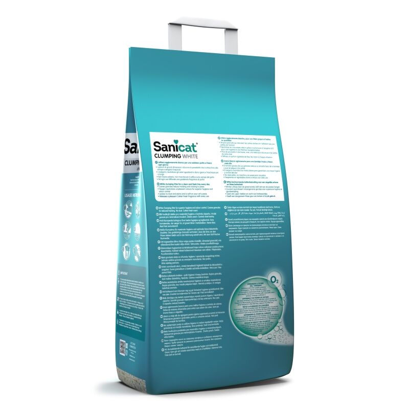 Sanicat Clumping White Koton Ferahlığı Kedi Kumu 10l