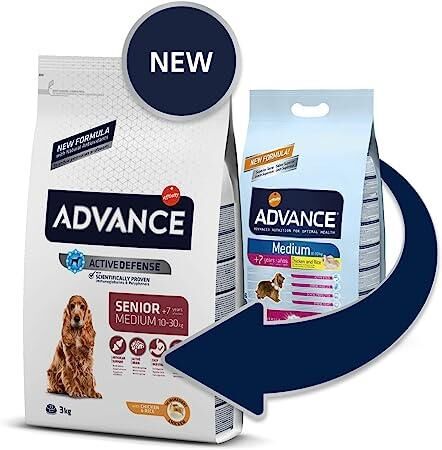 Advance Medium Tavuklu Orta Irk Yaşlı Köpek Maması 12 KG