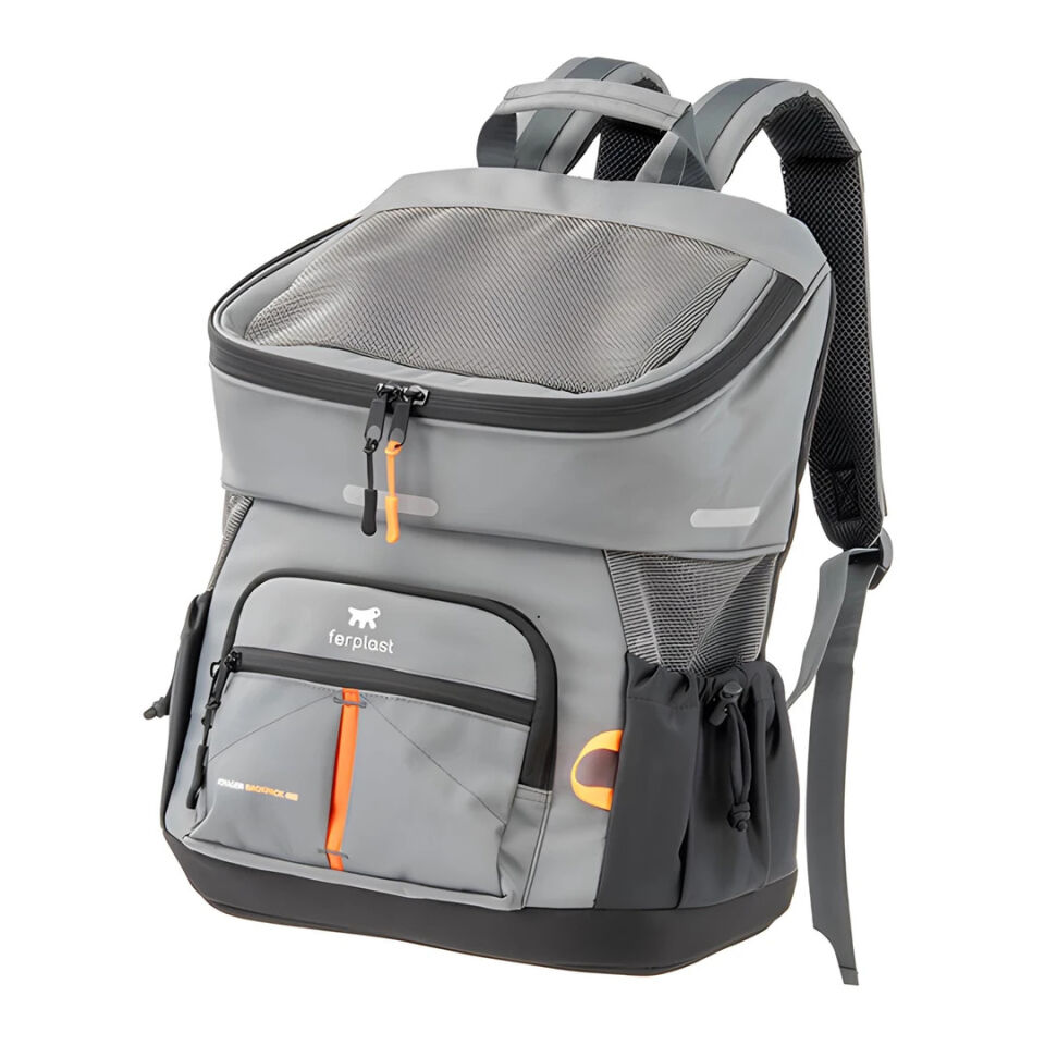 Ferplast Voyager 400 Evcil Hayvan Taşıma Çantası Gri 33x23x41cm