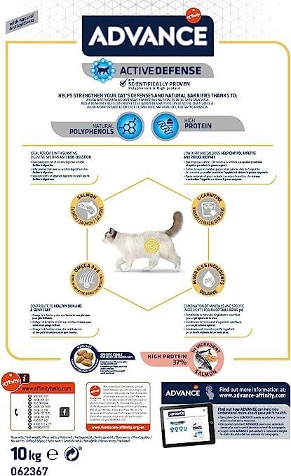 Advance Sensitive Sterilised Somonlu Kısırlaştırılmış Yetişkin Kedi Maması 3 KG