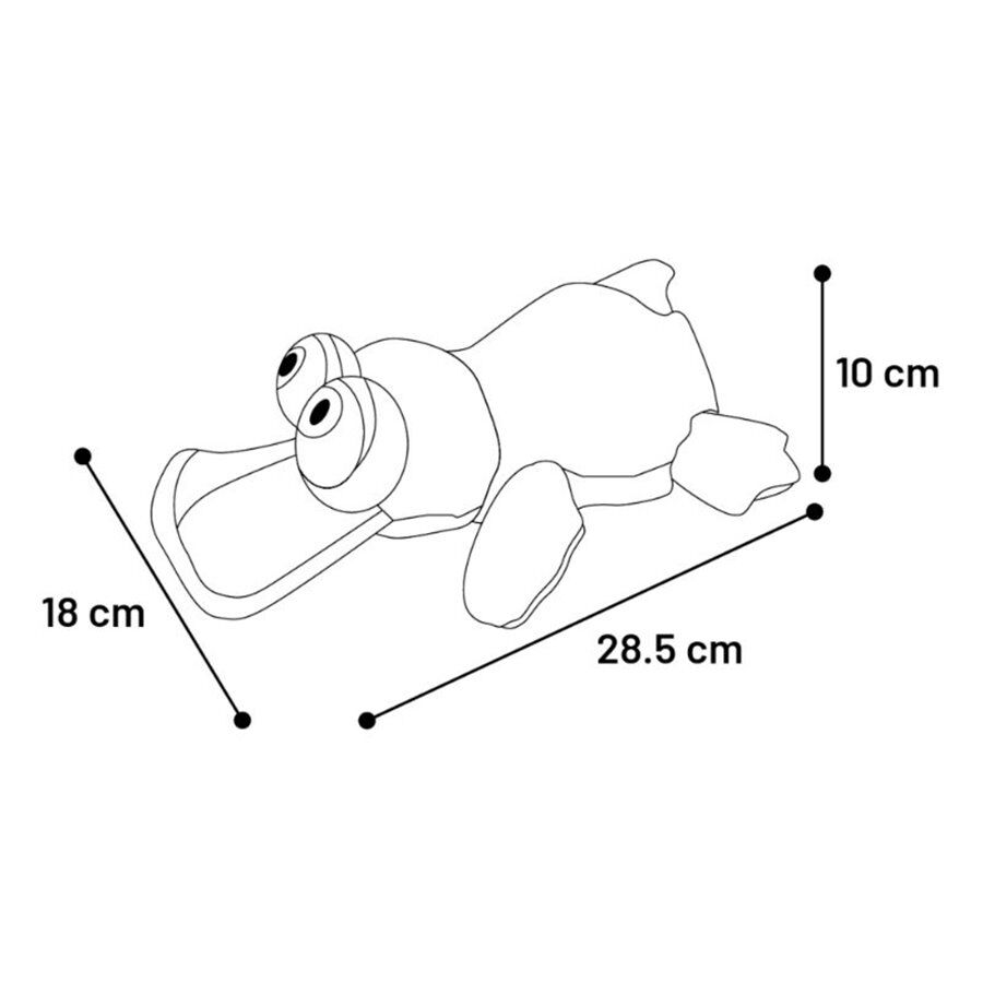 Flamingo Dezy Yeşil-Sarı Sesli Peluş Kaz Oyuncak