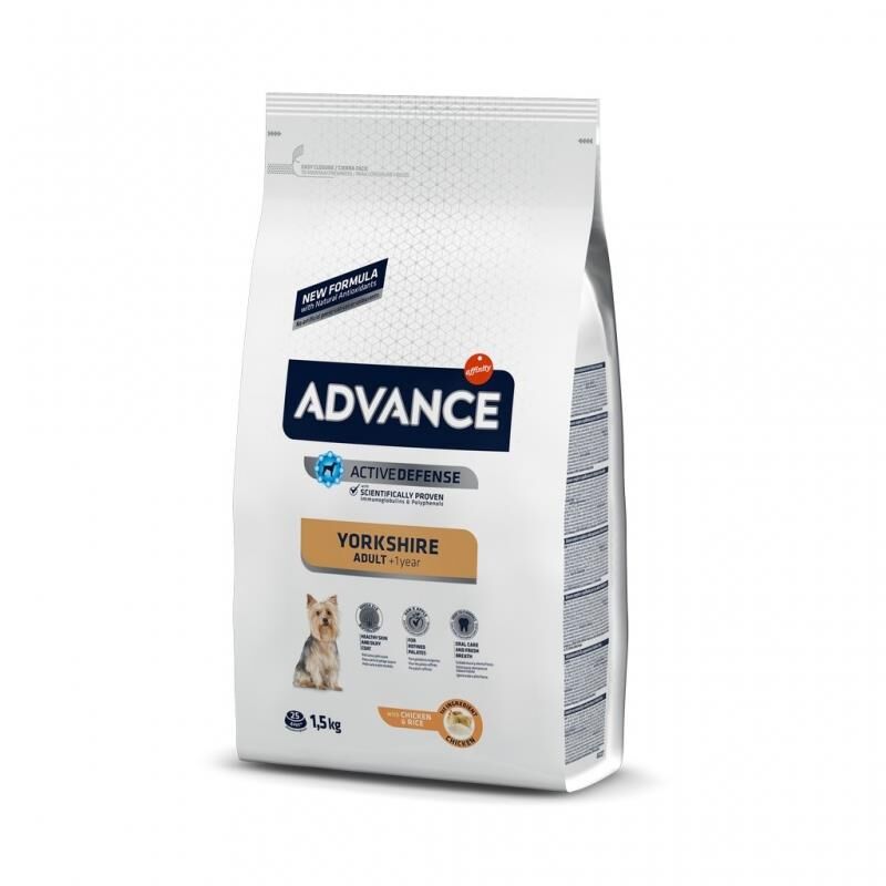 Advance Yorkshire Terrier Tavuklu Yetişkin Köpek Maması 1,5 KG