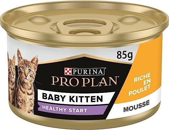 Pro Plan Baby Kitten Tavuklu Yavru Kedi Yaş Maması 85 Gr 12 Li