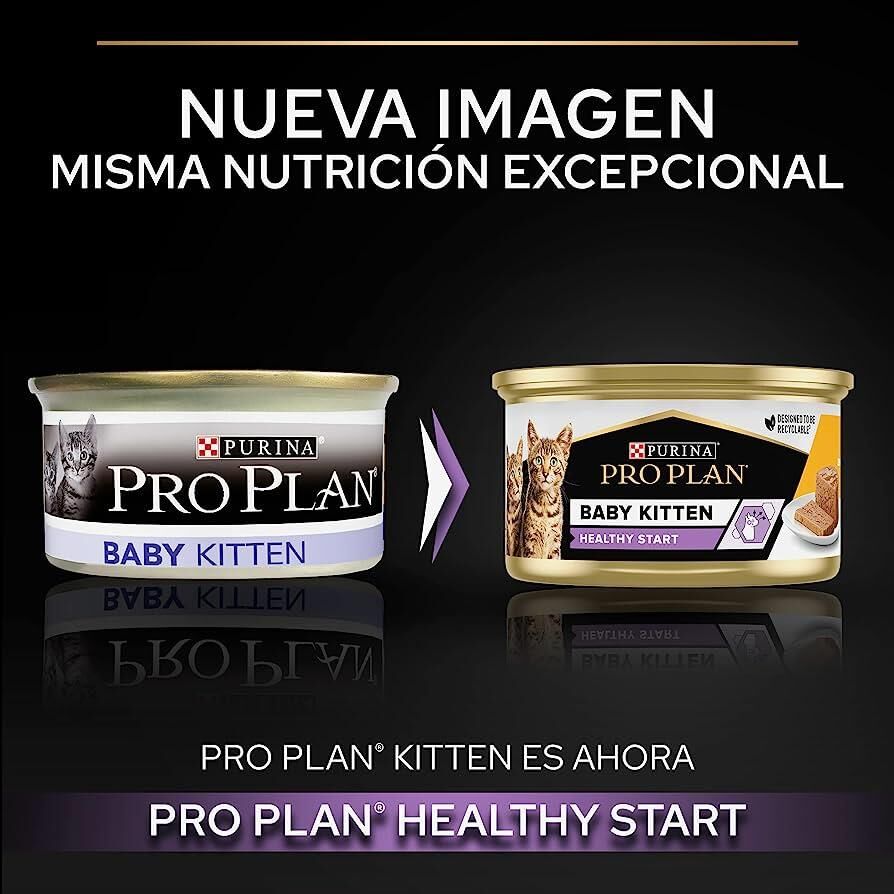 Pro Plan Baby Kitten Tavuklu Yavru Kedi Yaş Maması 85 Gr 12 Li
