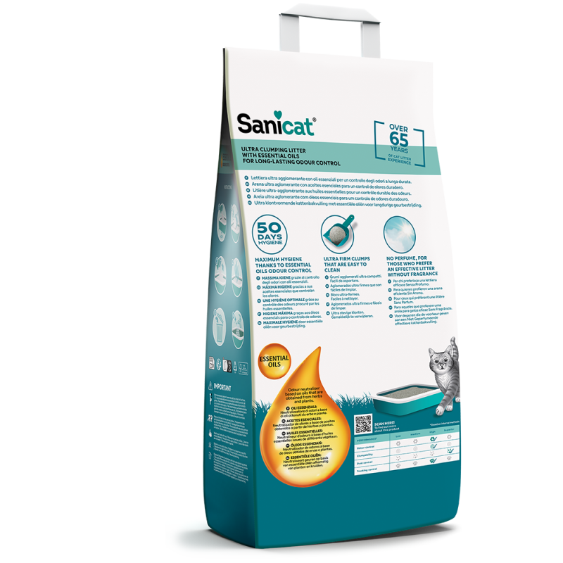 Sanicat Essential Oils Yasemin Kokulu Kedi Kumu 10 Kg