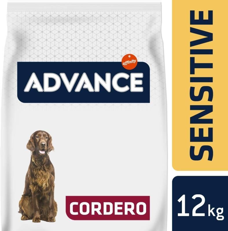 Advance Sensitive Kuzu Etli Pirinçli Yetişkin Köpek Maması 12 KG