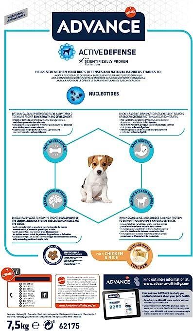 Advance Puppy Tavuklu ve Pirinçli Küçük Irk Yavru Köpek Maması 3 KG