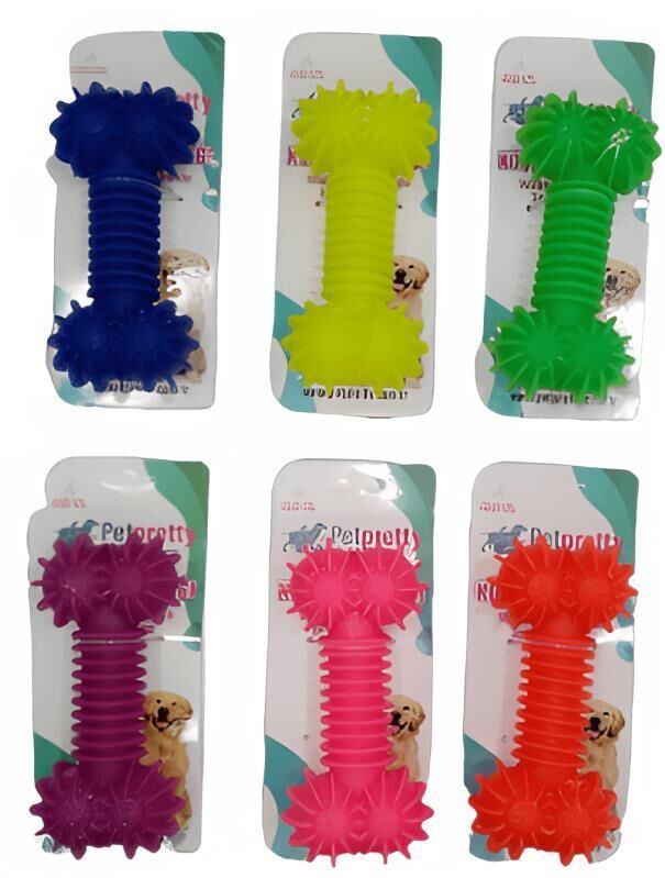 Petpretty Helezon Körüklü Kemik Köpek Oyuncağı Pembe